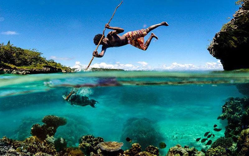 spear fishing