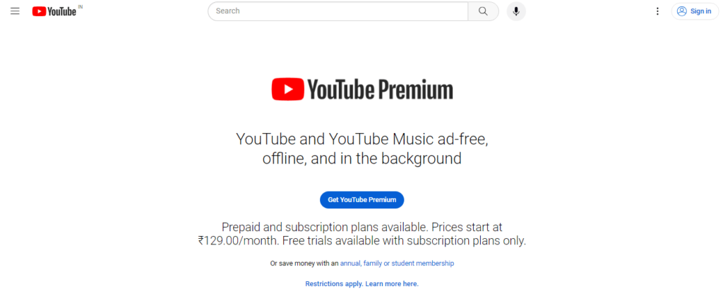YouTube Premium