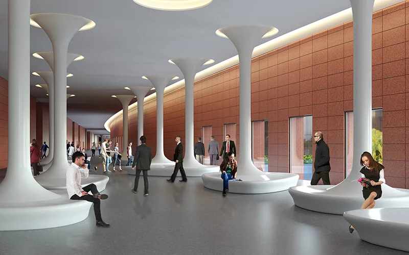 Surat Diamond Bourse, the world's largest office complex 4 Surat Diamond Bourse Interior
