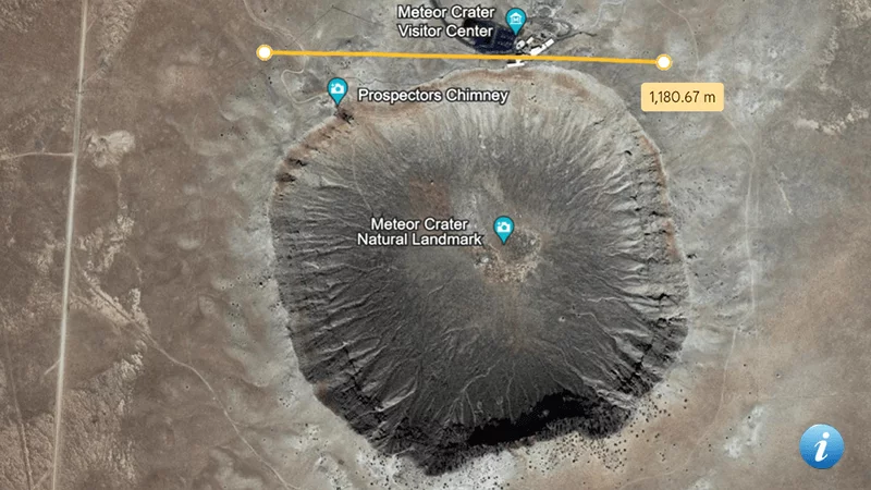 18 Amazing and Mysterious Locations on Google Earth (with coordinates) 10 Barringer Meteor Crater