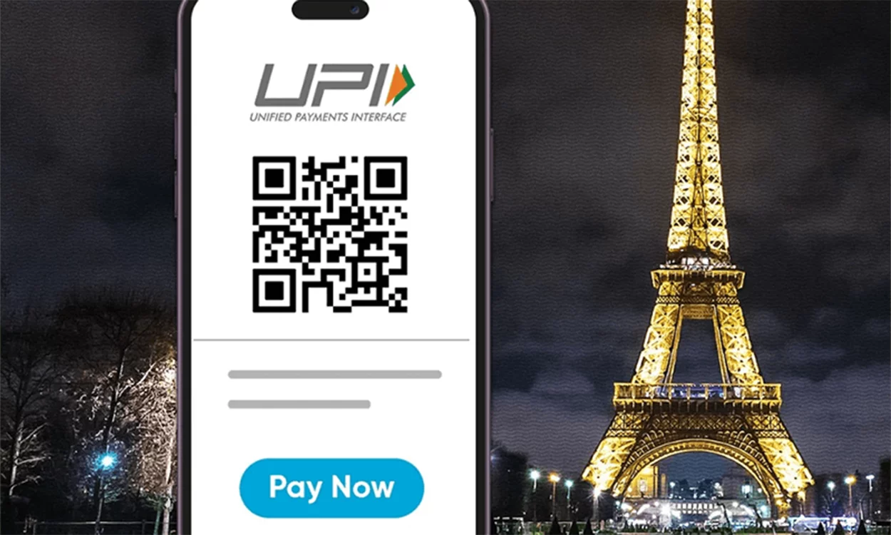 Indian UPI initiated from Eiffel Tower in France
