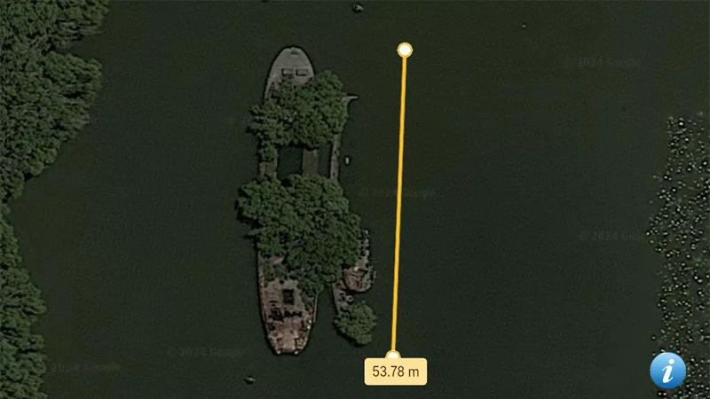 18 Amazing and Mysterious Locations on Google Earth (with coordinates) 6 Shipwrecked SS Ayr field with Trees