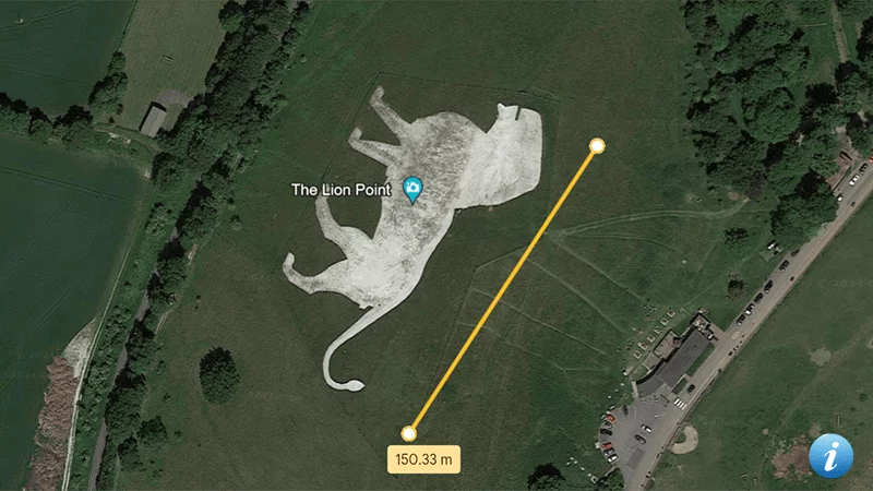 18 Amazing and Mysterious Locations on Google Earth (with coordinates) 5 The Lion Point