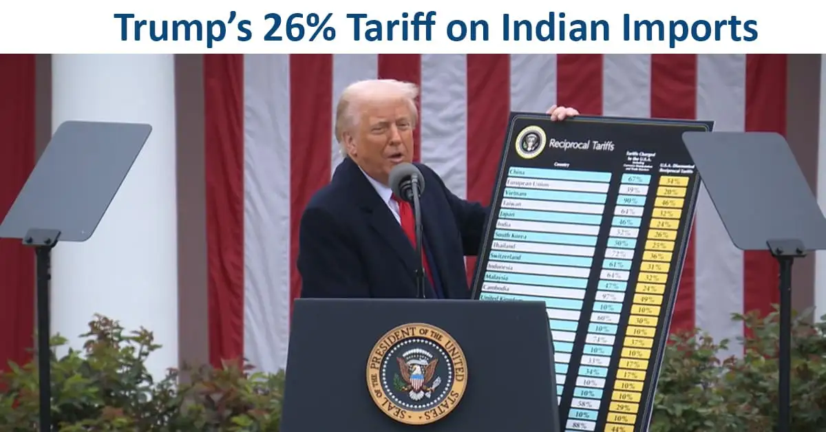 Trump's 26% Tariff on Indian Imports